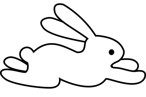 Yep Another Rabbit Coloring Page